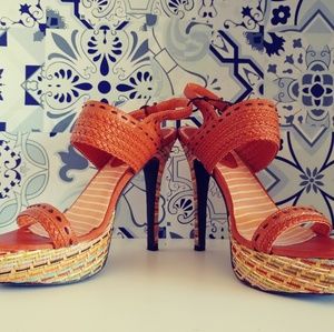 Strapy 5.5 inch heel sandals